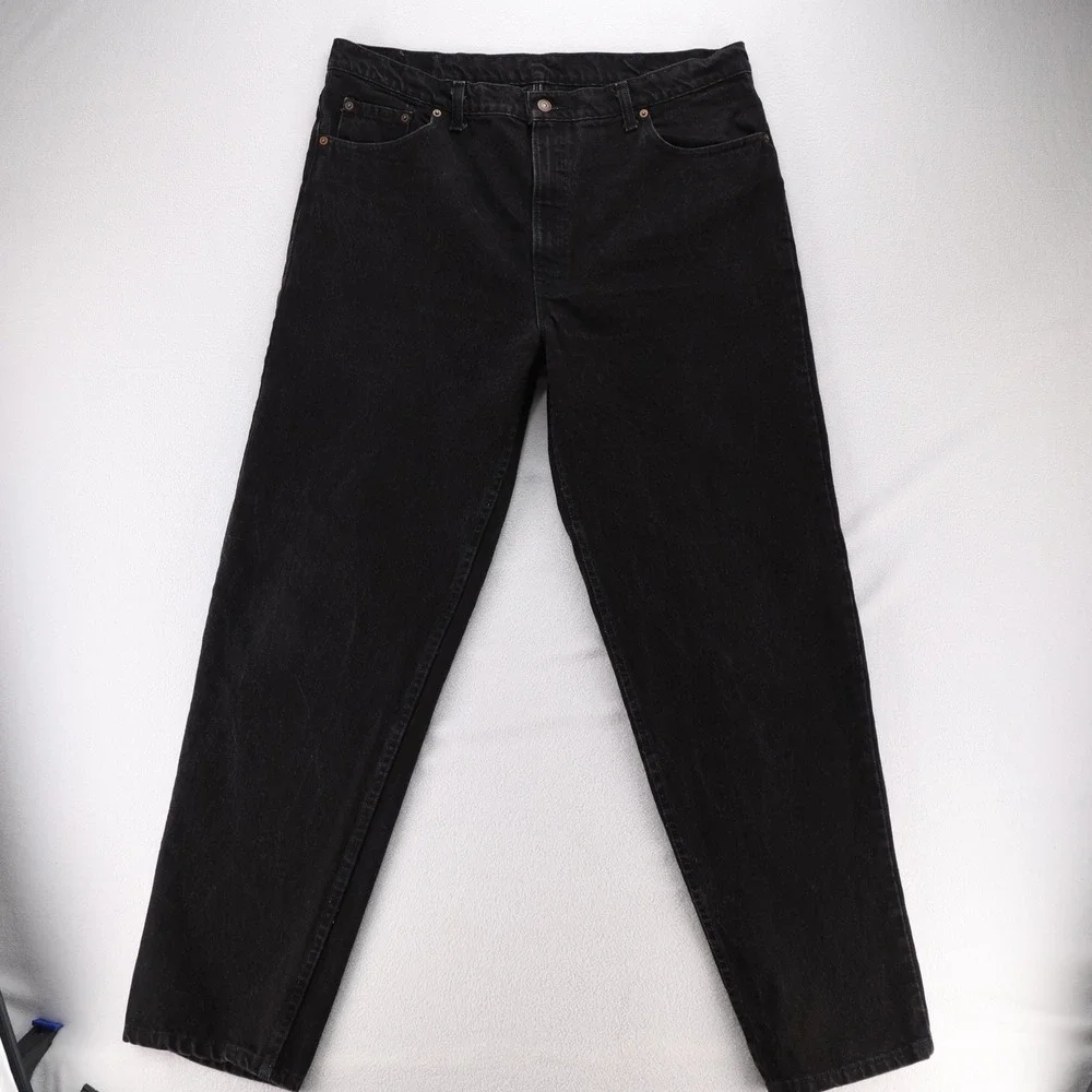 Levis‎ 550 Relaxed Fit Tapered Black Jeans Mens 42x32 (41x32) USA Vintage 1992